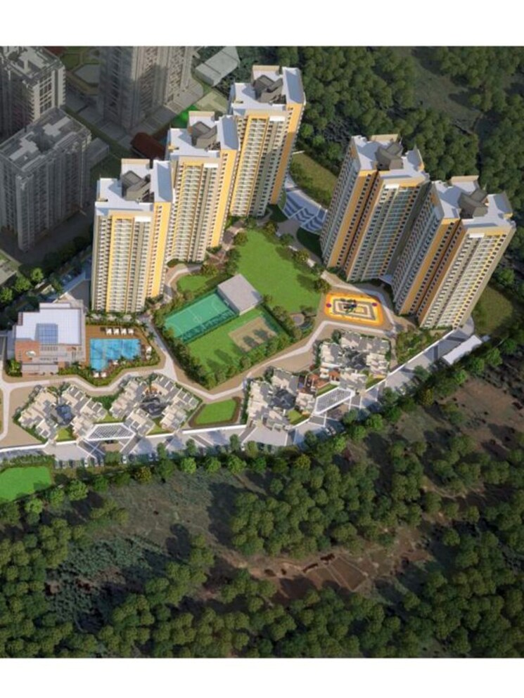 Exterior View, pride-purple-park-titan 3 Bedroom 1625 Sq.Ft. Apartment In Hinjewadi Pune 9498508