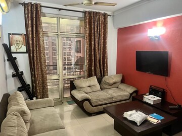 Living Room in 3 BHK Apartment at Mapsko Krishna Apra Sapphire, Vaibhav Khand – for Sale