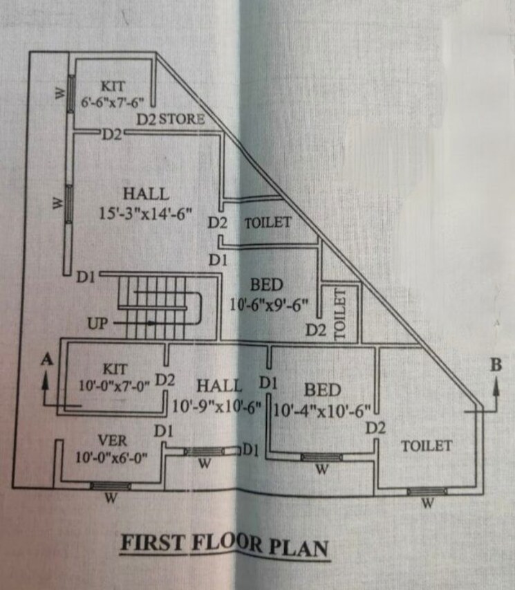 Floor Plan, anandbagh 6+ Bedroom 164 Sq.Yd. Independent House In Anandbagh Hyderabad 9736386