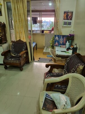 Living Room in 2 BHK Apartment at Om Sai Shiristi, Kharadi – for Rent