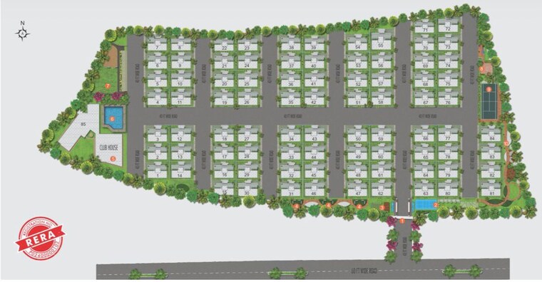 Master Plan, gkrs-palacio 4 Bedroom 3160 Sq.Ft. Villa In Bandlaguda Jagir Hyderabad 9729840