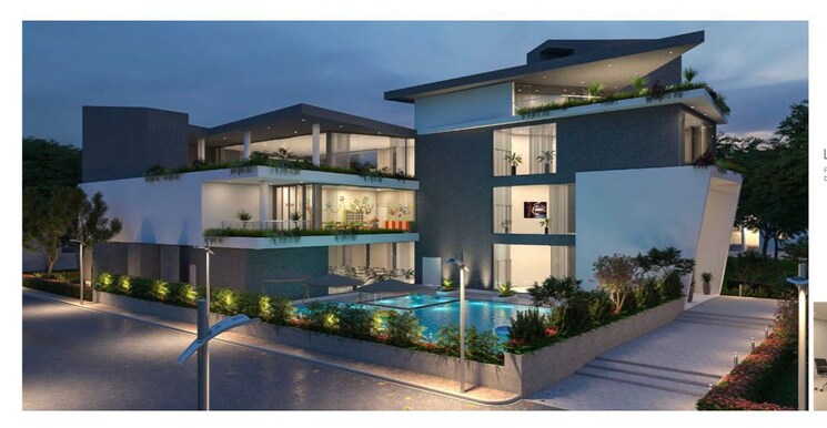 Exterior View, gkrs-palacio 4 Bedroom 3160 Sq.Ft. Villa In Bandlaguda Jagir Hyderabad 9729840