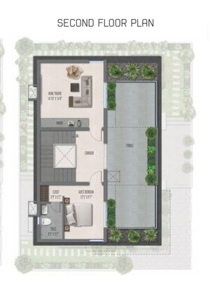 Master Plan in 4 BHK Villa at GKRS Palacio, Bandlaguda Jagir – for Sale