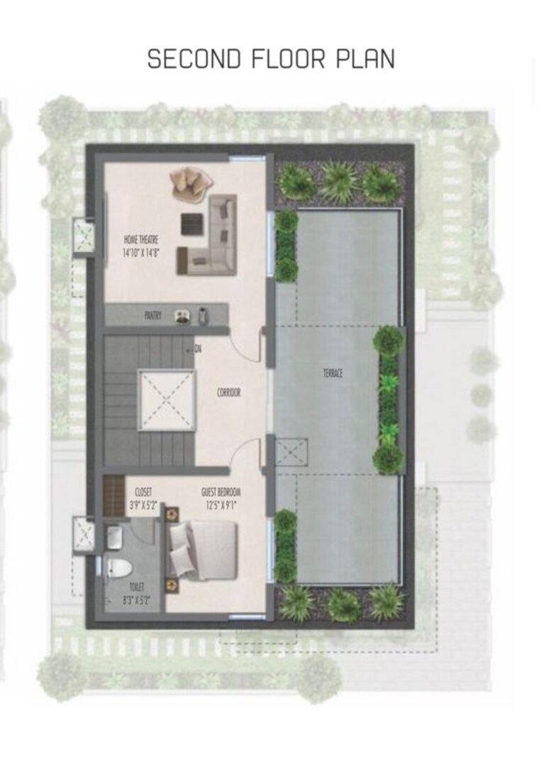 Master Plan, gkrs-palacio 4 Bedroom 3160 Sq.Ft. Villa In Bandlaguda Jagir Hyderabad 9729840