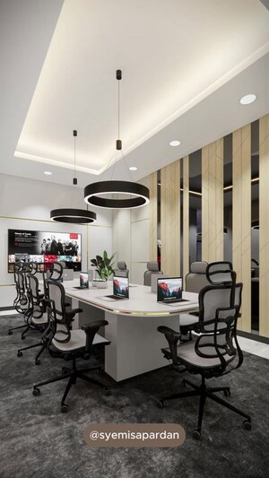 Team Area in  Office Space at Lodha Supremus 2, Wagle Industrial Estate – for Rent