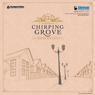 3 BHK Apartment – Map Location View at Shriram Chirping Grove 2, Sarjapur Road - for Sale