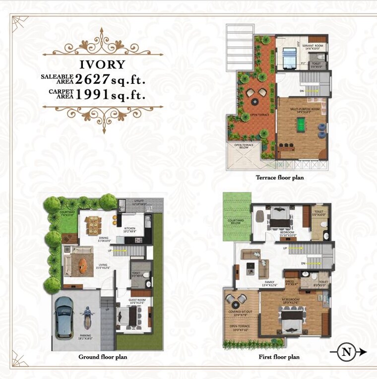 Master Plan, shriram-chirping-grove-2 3 Bedroom 2627 Sq.Ft. Apartment In Sarjapur Road Bangalore 9743516