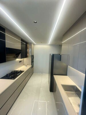 Kitchen in 3 BHK Apartment at International Airport Road – for Sale