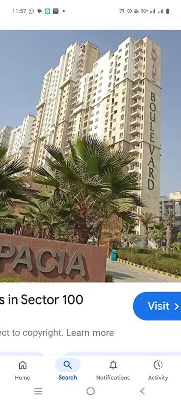 3 BHK Apartment For Rent in 3C Lotus Boulevard Espacia, Sector 100