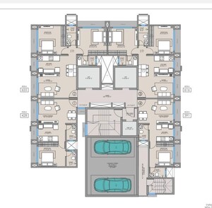 Floor Plan in 1 BHK Apartment at Shreejee Skymont Siddhi, Dahisar East – for Sale