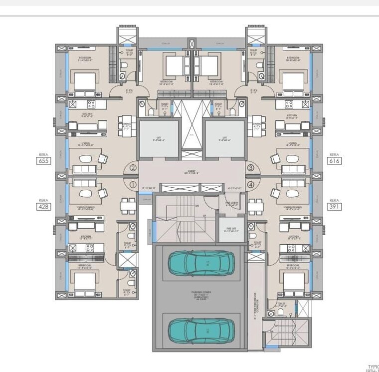 Floor Plan, shreejee-skymont-siddhi 1 Bedroom 391 Sq.Ft. Apartment In Dahisar East Mumbai 9424762