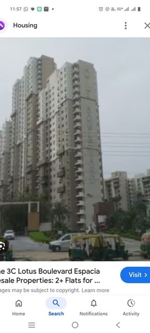 4 BHK Apartment – Exterior View View at 3C Lotus Boulevard Espacia, Sector 100 - for Rent