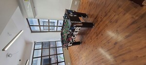 Staircase in 2 BHK Apartment at JKG Palm Resort, Raj Nagar Extension – for Sale