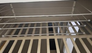 Balcony in 1 BHK Apartment at Bhartiya City Nikoo Homes 4, Thanisandra Main Road – for Rent