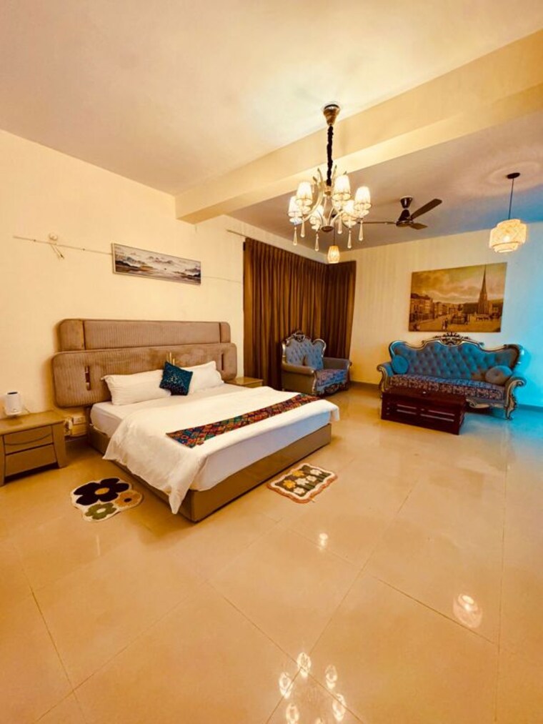 Living Room, ansal-celebrity-meadows 2 Bedroom 1016 Sq.Ft. Apartment In Sushant Golf City Lucknow 9743905