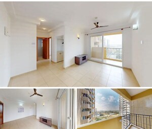 Living Room in 2 BHK Apartment at Bhartiya Nikoo Homes, Thanisandra Main Road – for Sale