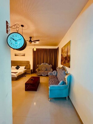 Living Room in 3.5 BHK Apartment at Ansal Celebrity Meadows, Sushant Golf City – for Rent