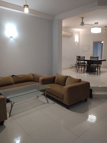 Living Room in 3 BHK Apartment at Malibu Shopping Arcade, South City 2 – for Rent