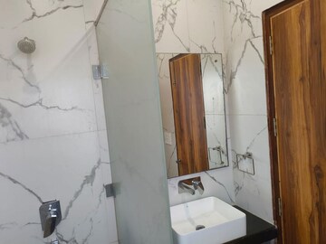 Bathroom in 2 BHK Apartment at Highland Park Chandigarh, Bhabat – for Rent