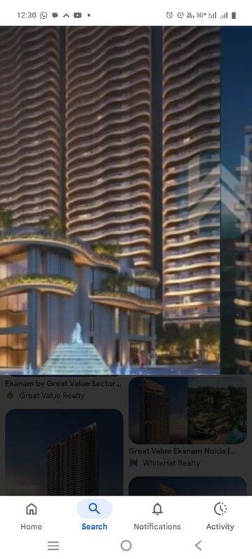 3 BHK Apartment – Exterior View View at Great Value Ekanam, Sector 107 - for Sale