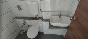 Bathroom in 3 BHK Apartment at Kavisha Panorama, South Bopal – for Rent
