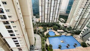 Balcony in 3 BHK Apartment at Prestige High Fields Gachibowli, Gachibowli – for Rent