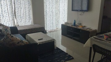 Living Room in 1 BHK Apartment at Rama Livmo, Hinjewadi – for Rent