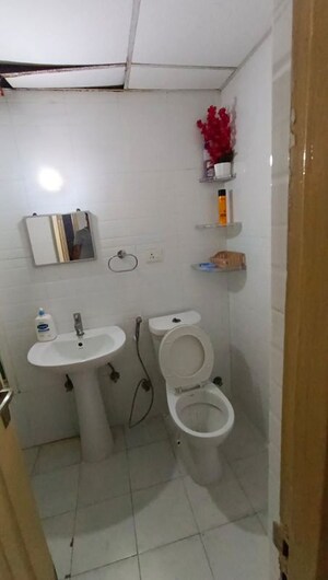 Bathroom in 3 BHK Apartment at Amrapali Zodiac, Sector 120 – for Rent