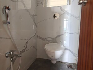 Bathroom in 1 BHK Apartment at Raymond Ten X Habitat, Pokhran Road No Two – for Rent