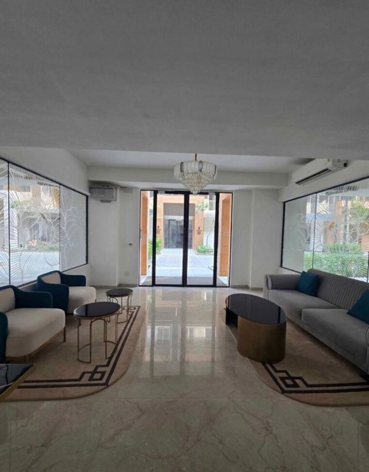 Living Room, unitech-deerwood-chase 4 Bedroom 350 Sq.Ft. Builder Floor In Nirvana Country Gurgaon 9744103