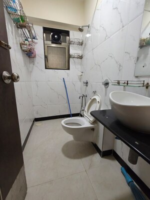Bathroom in 4 BHK Apartment at Shubham Sri Kalpana Padma Tower, Chembur – for Rent