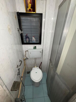 Bathroom in 1 BHK Apartment at Airoli Sector 9a – for Rent