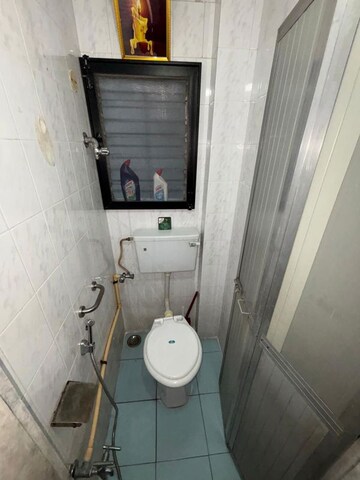 Bathroom in 1 BHK Apartment at Airoli Sector 9a – for Rent