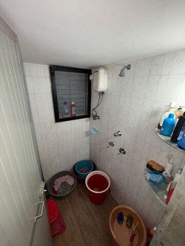 Bathroom in 1 BHK Apartment at Airoli Sector 9a – for Rent