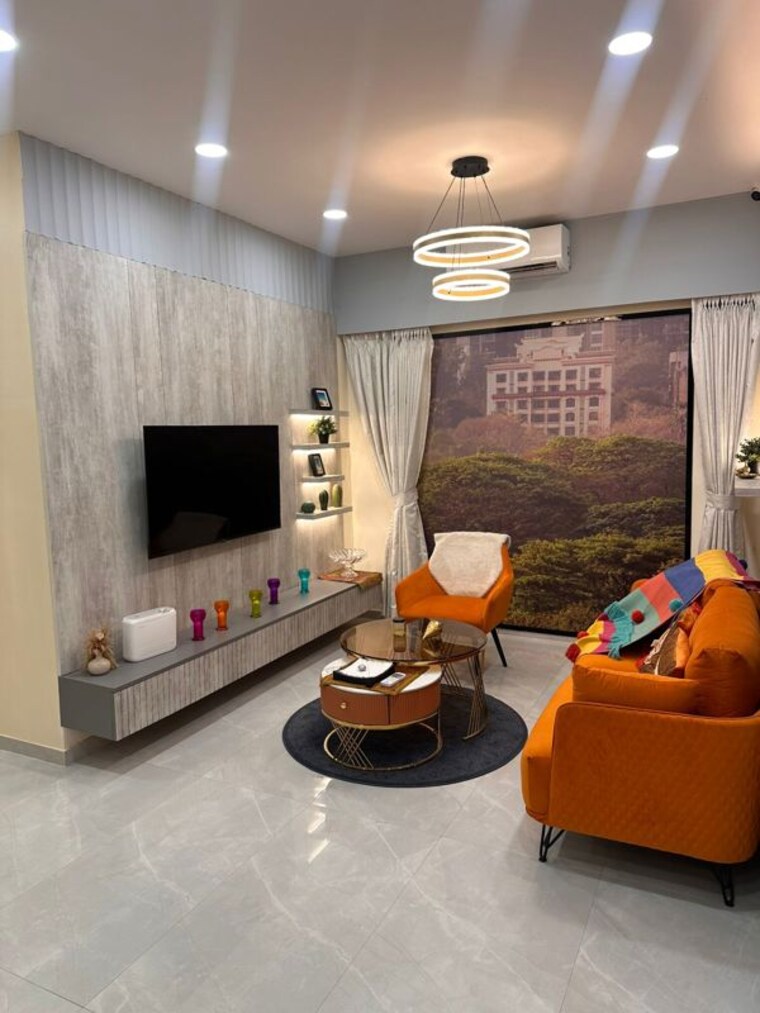 Living Room, alpine-primo 2 Bedroom 606 Sq.Ft. Apartment In Andheri West Mumbai 9744261