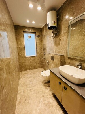 Bathroom in 4 BHK Builder Floor at Unitech Nirvana Country Aspen Greens, Sector 50 – for Sale