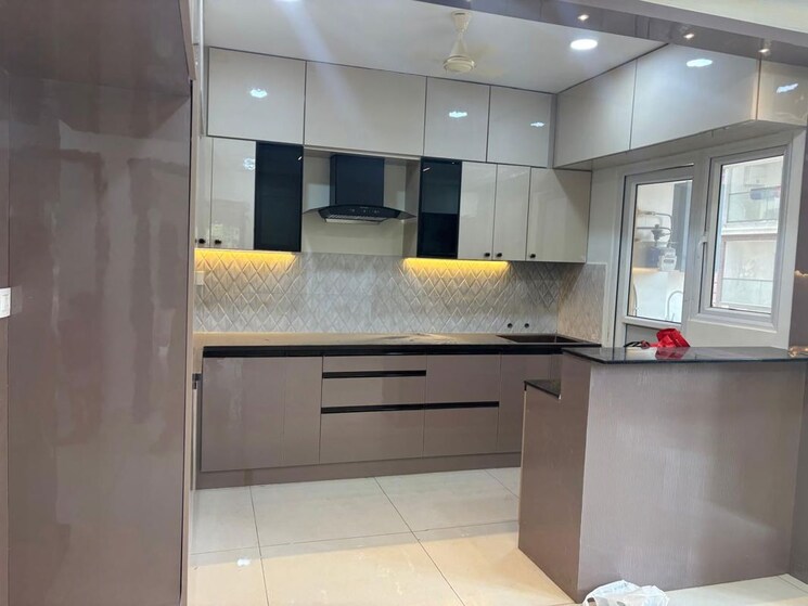 Kitchen, hallmark-skyrena 3 Bedroom 1960 Sq.Ft. Apartment In Narsingi Hyderabad 9744567