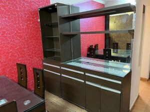 Kitchen in 3 BHK Apartment at Karamyogi Apartments, Sector 10a – for Sale