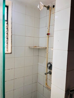 Bathroom in 1 RK Apartment at Piccadilly 1 CHS, Goregaon East – for Rent