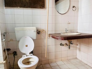 Bathroom in 1 RK Apartment at Piccadilly 1 CHS, Goregaon East – for Rent