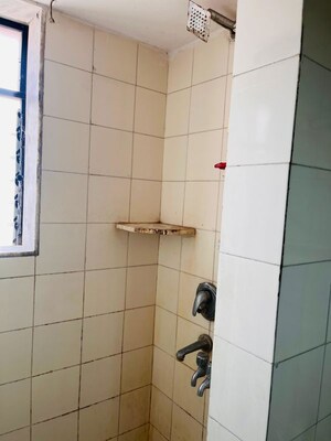 Bathroom in 1 RK Apartment at Piccadilly 1 CHS, Goregaon East – for Rent