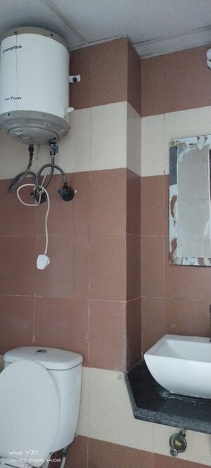 Bathroom in 3 BHK Apartment at Mahagun Mywoods, Sector 16c Greater Noida – for Rent