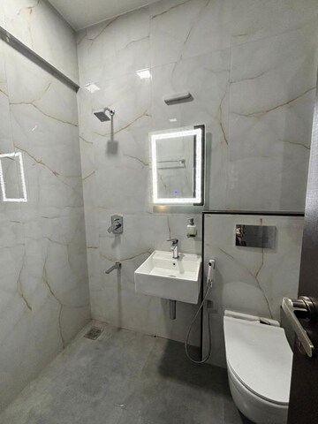 Bathroom in 3 BHK Apartment at Sheth Vasant Lawns, Laxmi Nagar – for Sale