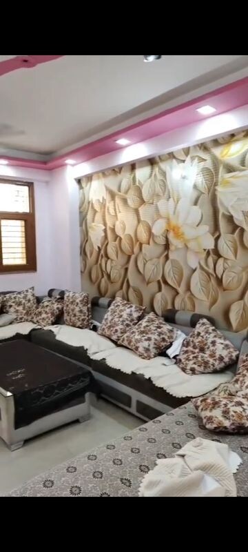 Living Room in 2 BHK Apartment at Shyam Bankey Bihari Sharnam, Raj Nagar Extension – for Sale