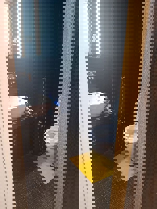 Bathroom in 2 BHK Builder Floor at Ajmer Road – for Sale