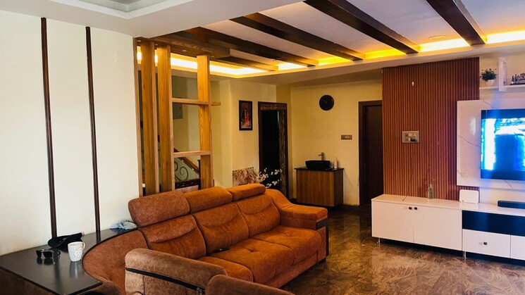 Living Room, kavuri-hills 3 Bedroom 3400 Sq.Ft. Apartment In Madhapur Hyderabad 9745874