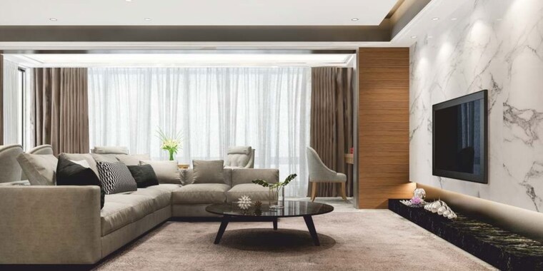 Living Room, salisbury park 3 Bedroom 1084 Sq.Ft. Apartment In Salisbury Park Pune 9746085