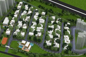 Master Plan in 5 BHK Villa at Jayabheri Temple Tree Hyderabad, Narsingi – for Rent