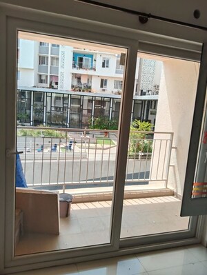 Balcony in 2 BHK Apartment at Casagrand Lorenza, Kogilu – for Rent