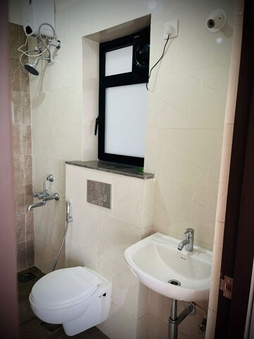 Bathroom in 1 BHK Apartment at Duville Riverdale Suites, Kharadi – for Rent
